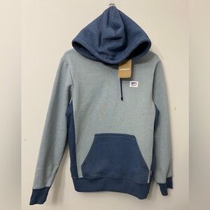 Patagonia Blue and Gray Women's Hoodie
